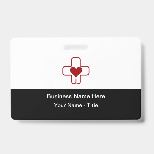 Medical Professional Health Aangepaste naamplaatje Badge (Voorzijde)