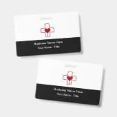 Medical Professional Health Aangepaste naamplaatje Badge (Voor- en achterkant)