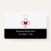 Medical Professional Health Aangepaste naamplaatje Badge (Achterkant)