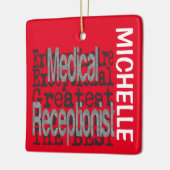 Medical Receptiontionist Extraordinaire CUSTOM Keramisch Ornament (Links)