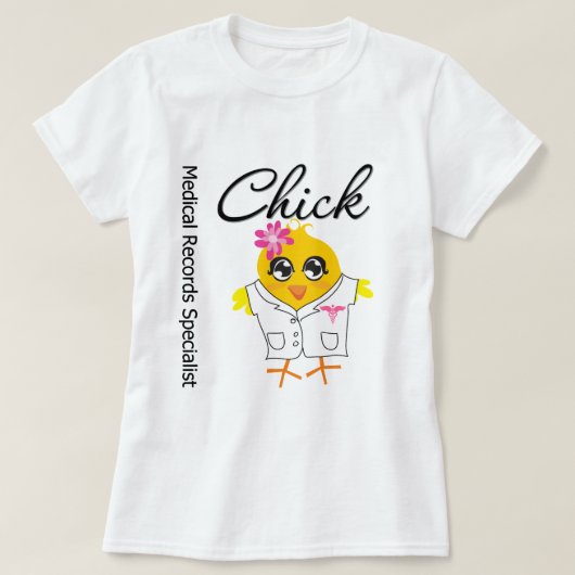 Medical Records Specialist Chick T-shirt (Design voorkant)
