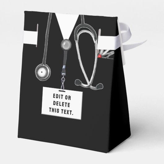 Medical School Graduation Favor Box Bedankdoosjes (Achterkant)