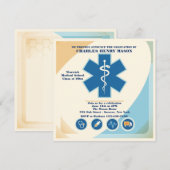 Medical Science Afstuderen Partij Uitnodiging 2 (Voorkant / Achterkant)