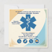 Medical Science Afstuderen Partij Uitnodiging 2 (Voorkant)