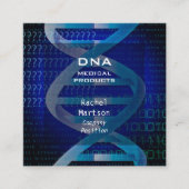 Medical Science DNA Modern Vierkante Visitekaartje (Voorkant)