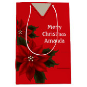 Medical Scrubs met kerstrood MGB Medium Cadeauzakje (Voorkant)