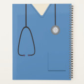 Medical Scrubs Nirse Doctor Blue Planner (Achterkant)