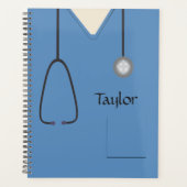 Medical Scrubs Nirse Doctor Blue Planner (Voorkant)