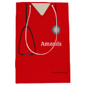 Medical scrubs Red MGB Medium Cadeauzakje (Voorkant)