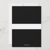 Medical scrubs White Photo Afstuderen Invitation Kaart (Achterkant)