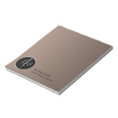 Medical Silver Classy Noble Rod van Asclepius Notitieblok (Linkerzijde)