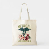 Medical Sonographer Ultrasound Echograp Tote Bag (Achterkant)