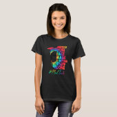 Medical Technician Messy Bun Face Mask And Getting T-shirt (Voorkant volledig)