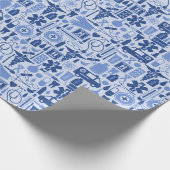 Medical ThapBlue RN Nurse Afstuderen Cadeaupapier (Hoek)