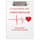 Medical Theme Doctor Aangepast klembord (Voorkant)