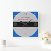 Medical Theme Wall Clock HAMbyWG Vierkante Klok (Huis)
