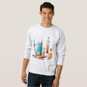 Medical Tools Cartoon Sweatshirt (Voorkant volledig)