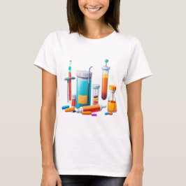 Medical Tools Cartoon Tee T-shirt