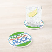 Medical Transcriptionists Rock Zandsteen Onderzetter (Zijkant)