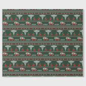 Medical Ugly Holiday Sweater Cadeaupapier (Vlak)