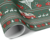 Medical Ugly Holiday Sweater Cadeaupapier (Rol Hoek)