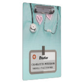 Medical Uniform Stethoscoop Doctor Klembord (Rechts)