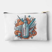 Medical Vial Art - Syringe & Pill Bottle Wings Etui (Achterkant)