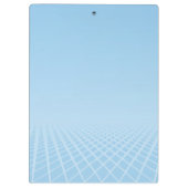 Medical White 3D Caduceus Blue Design Klembord (Achterkant)