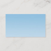 Medical White 3D Caduceus Blue Design Visitekaartje (Achterkant)