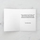 Medical White Coat Gefeliciteerd Kaart (Binnen)