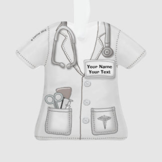 Medical White Coat Nurse of Doctor Ornament