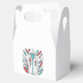 Medical Wrapping Paper - Syringe & Vial Art Bedankdoosjes (Geopend)