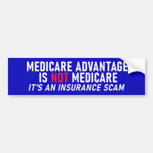 Medicare Advantage is geen geneesmiddel Bumpersticker