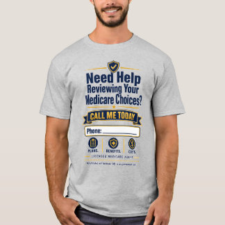 Medicare Agent Bel Mij Shirt | Aangepast Telefoonn