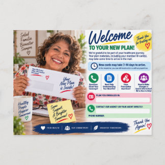 Medicare Agent Klantretentie Postcard | NieuwPlan Briefkaart