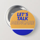 MEDICARE-BUTTON RONDE BUTTON 7,6 CM (Voorkant /achterkant)
