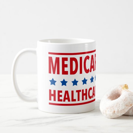 Medicare for All Healthcare is een juiste 11oz Mok (Met donut)