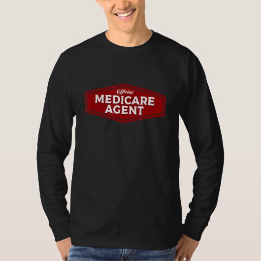Medicare Insurance Agent Aep Sales Simpl T-shirt (Voorkant)