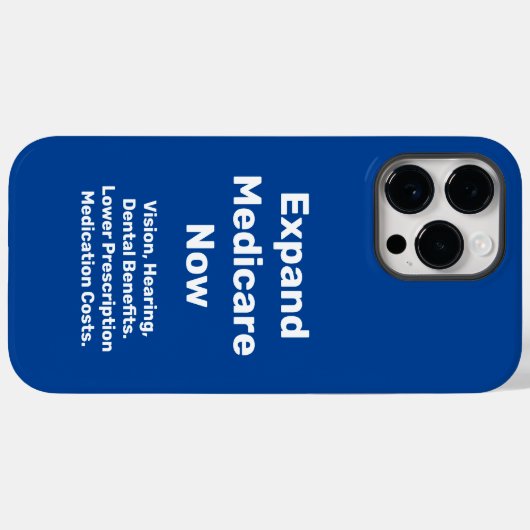 Medicare nu uitbreiden Case-Mate iPhone case (Achterkant (horizontaal))