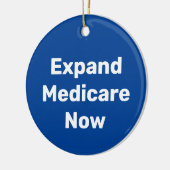 Medicare nu uitbreiden keramisch ornament (Links)