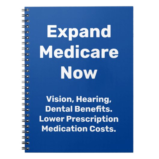 Medicare nu uitbreiden notitieboek (Voorkant)