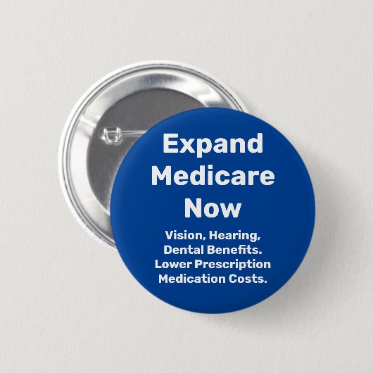 Medicare nu uitbreiden ronde button 5,7 cm (Voorkant /achterkant)