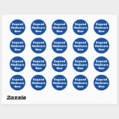 Medicare nu uitbreiden ronde sticker (Vel)