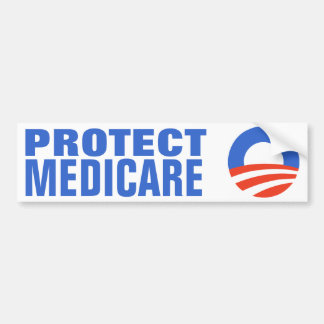 Medicare Obama 2012 beschermen Bumpersticker