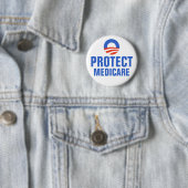 Medicare Obama 2012 beschermen Ronde Button 5,7 Cm (In situ)