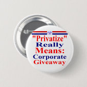 Medicare opslaan in bedrijfskleding ronde button 5,7 cm (Voorkant /achterkant)