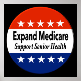 Medicare uitbreiden om het Poster van de hogere ge