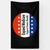 Medicare uitbreiden om hogere gezondheidspanner te spandoek (Verticaal)