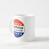 Medicare uitbreiden ter ondersteuning van een hoge koffiemok (Voorkant links)