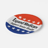 Medicare uitbreiden ter ondersteuning van een hoge papieren bordje (Gekanteld)